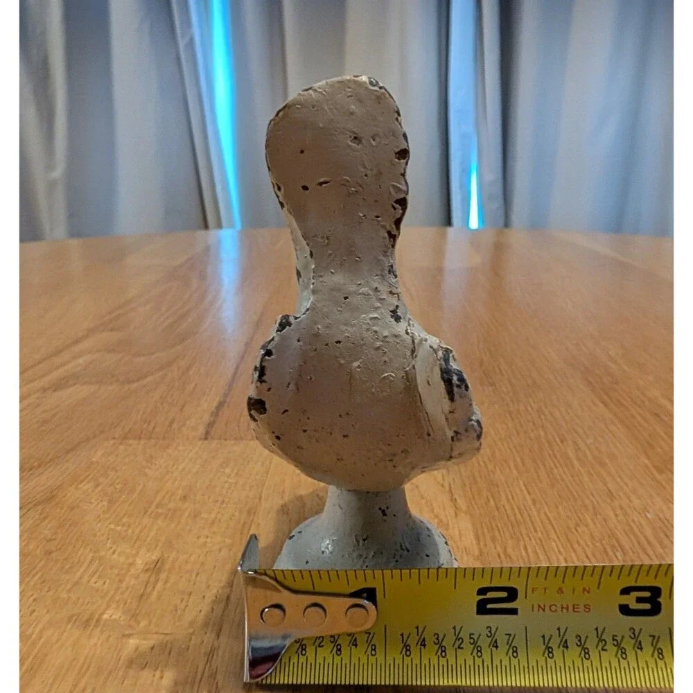 Vintage Cast Iron Ivory Bird 4x3